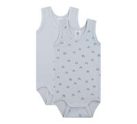 Sanetta 2er-Pack Bodys ohne Arm Regenbögen 74 hellblau