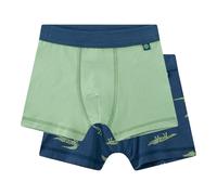 Sanetta 2er-Pack Boxershorts Krokodil 116 blau/grün