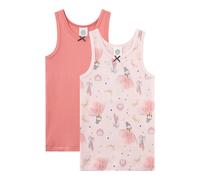 Sanetta 2er-Pack Unterhemden Ballerinas 92 rosa