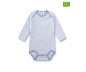 Sanetta 2er-Set: Bodys in Hellblau - Größe 68 | Baby Bodys