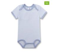 Sanetta 2er-Set: Bodys in Hellblau - Größe 74 | Baby Bodys