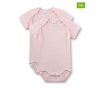 Sanetta 2er-Set: Bodys in Rosa - Größe 80 | Baby Bodys