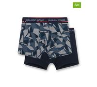 Sanetta 2er-Set: Boxershorts in Grau - Größe 128 | Kinder Waesche