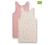 Sanetta 2er-Set: Hemdchen in Beige - Größe 128 | Kinder Waesche