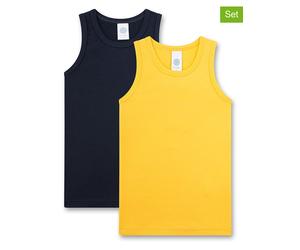 Sanetta 2er-Set: Hemdchen in Gelb - Größe 92 | Kinder Waesche