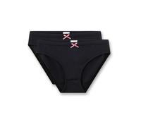 Sanetta 2er-Set: Slips in Schwarz - Größe 128 | Kinder Waesche