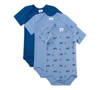 Sanetta - Kid's Set Body 1/2 324952 3-Pack - Alltagsunterwäsche, Gr. 104, blau (LilyBlue)