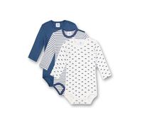 Sanetta 3er-Set: Bodys in Dunkelblau - Größe 74 | Baby Bodys
