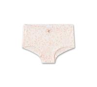 Sanetta Anetta Mädchen-Unterhose Beige | Hochwertige und nachhaltige Unterhose aus Baumwolle. Panty mit Schleifchen und Kolibri-Allover | Unterwäsche