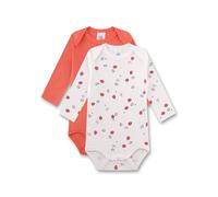 Sanetta Baby-Body (Doppelpack) langarm rosa & beige Marienkäfer | Hochwertiger und nachhaltiger Body für Mädchen aus 100% Bio-Baumwolle.