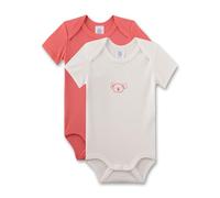 Sanetta Baby-Body kurzarm (Doppelpack) rosa und beige Koala | Hochwertiger und nachhaltiger Body für Mädchen aus Bio-Baumwolle.