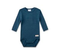 Sanetta - Kid's Wool Body L/S - Merinounterwäsche, Gr. 68-74, blau (SteelBlue)