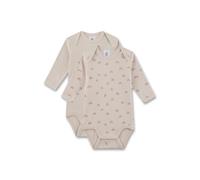 Sanetta 2er-Pack Body langarm Regenbögen 62 beige
