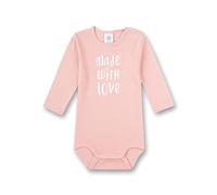 Sanetta Baby-Body langarm rosa Made with love | Hochwertiger und nachhaltiger Body für Mädchen aus Bio-Baumwolle. Baby Body