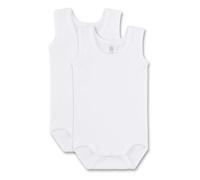Sanetta Body ohne Arm (Doppelpack) | Hochwertiger und nachhaltiger Body für Babys aus Bio-Baumwolle. Inhalt: 2er Set Baby Body 080