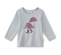 Sanetta - Baby Girl's Shirt Pure LT 1 - Longsleeve, Gr. 74, grau (Pearl)