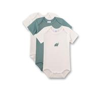 Sanetta 3er-Pack Bodys kurzarm Elefant 74 natur/grün