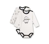 Sanetta Baby-Jungen Doppelpack Body beige Unterwäsche, White Pebble, 62 (2er Pack)