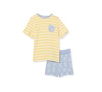 Sanetta Baby-Jungen Pyjama Short gelb Kleinkind-Schlafanzüge, Limone, 86