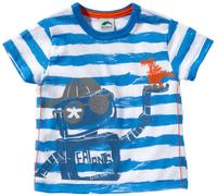 Sanetta Baby - Jungen T-Shirt, gestreift 123151, Gr. 98, Blau (5884)
