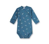 Sanetta Baby-Jungen Wickelbody blau Unterwäsche, Bluejay, 62