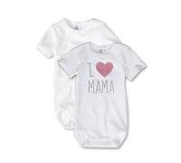 Sanetta Baby - Mädchen 322120 Body,2er Pack|#2per Pack Weiß (White 10),104