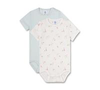 Sanetta Baby-Mädchen 324067 Unterwäsche, White Pebble, 62 (2er Pack)