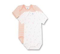 Sanetta Baby-Mädchen Body Kurzarm im Doppelpack aus Bio-Baumwolle, Größe:98, Farbe:Weiß (Broken White 1427)