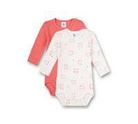 Sanetta Baby-Mädchen Doppelpack Body beige Unterwäsche, White Pebble, 62 (2er Pack)