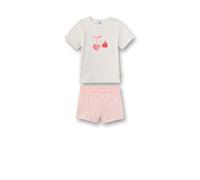 Sanetta Baby - Mädchen Pyjama lang Zweiteiliger Schlafanzug,per Pack Beige (beige 1427),74 (Herstellergröße:074)