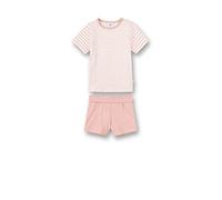 Sanetta Baby - Mädchen Schlafanzug Kurz Rosa Baby und Kleinkind Schlafanz ge, Silver Pink, 92 EU