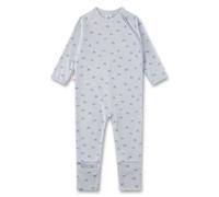 Sanetta Baby-Overall hellblau Regenbogen | Praktischer und bequemer Unisex-Strampler aus Bio-Baumwolle. Baby Overall 074