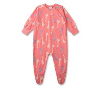 Sanetta Mädchen-Overall rosa | Praktischer und bequemer Strampler aus Bio-Baumwolle für Mädchen. Baby Overall 080