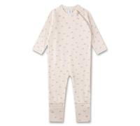 Sanetta Schlafoverall mit Klappfuß Regenbögen 56 beige