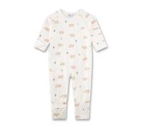 Sanetta Baby-Strampler beige Bärchen Jungen-Strampler beige | Baby Overall, atmungsaktiv und pflegeleicht