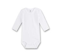 Sanetta Baby-Strampler blau aus Nicki Büffel | Praktischer und bequemer Strampler aus Nicki für Jungen.