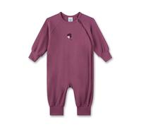 Sanetta Baby-Strampler lila Kleeblatt | Praktischer und bequemer Strampler aus Baumwoll-Viskose-Mix für Mädchen. Baby Overall