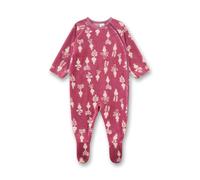 Sanetta Baby-Strampler rosa Rüben aus Nicki | Praktischer und bequemer Strampler aus Nicki für Mädchen.