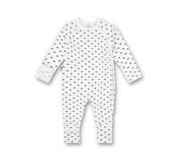 Sanetta Baby-Strampler weiß Auto | Praktischer und bequemer Strampler aus Bio-Baumwolle für Jungen. Baby Overall