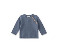 Sanetta Baby-Strickpullover blau aus Wolle | hochwertige Woll-Qualität, kuschlig, wärmend