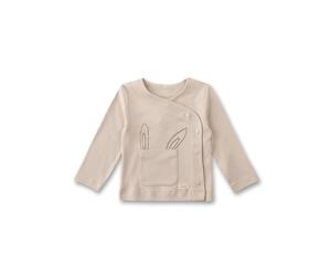 Sanetta Baby-Wickelshirt beige Hase | Bio-Baumwolle, GOTS-Zertifiziert, anschmiegsam.