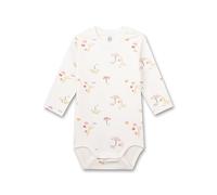 Sanetta Body 1/1 Arm,Langarm PFERD im Garten, weiß 324234 gr.92 BIO