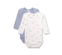 Sanetta Body Doppelpack - 62 / white pebble / 100% Bio-Baumwolle