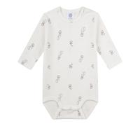 Sanetta Body langarm Hasen Luftballons 62 natur/rosa
