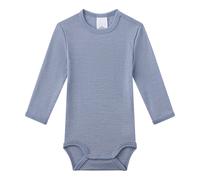 Sanetta Body langarm Wolle/Seide 80 hellblau