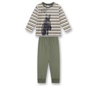 Sanetta - Boy's Cotton Pyjama 1/1 Set - Alltagsunterwäsche, Gr. 140, grau (Olive)