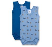Sanetta - Boy's Doppelpack Body 0/0 - Alltagsunterwäsche, Gr. 80, blau (LilyBlue)