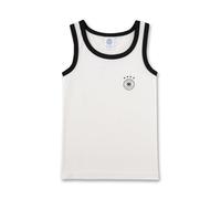 Sanetta DFB-Unterhemd Off-White | Hochwertiges und bequemes Unterhemd für Kinder aus Baumwoll-Mix. Kinder Bekleidung 116