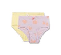 Sanetta Mädchen-Hüftslip (Doppelpack) rosa | Hochwertige und nachhaltige Unterhose für Mädchen aus Bio-Baumwoll-Mix. Inhalt: 2er Set Unterwäsche für Mädchen 092