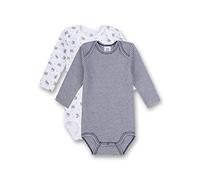 Sanetta Doppelpack Body 1/1 Arm, Langarm, Geringelt und Bär 3225238(104)
